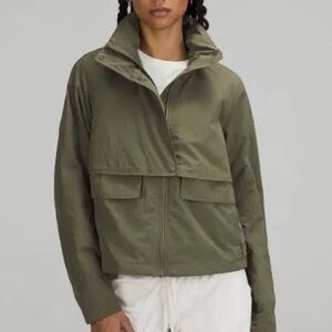 Lululemon Always Effortless Olive Green Utility Jacket